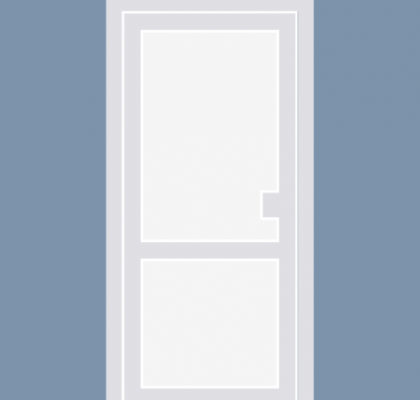 Пример Пластиковые межкомнатные двери